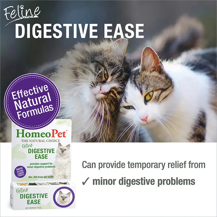 Homeopet Feline Digestive Cat Pet Drops 15ml
