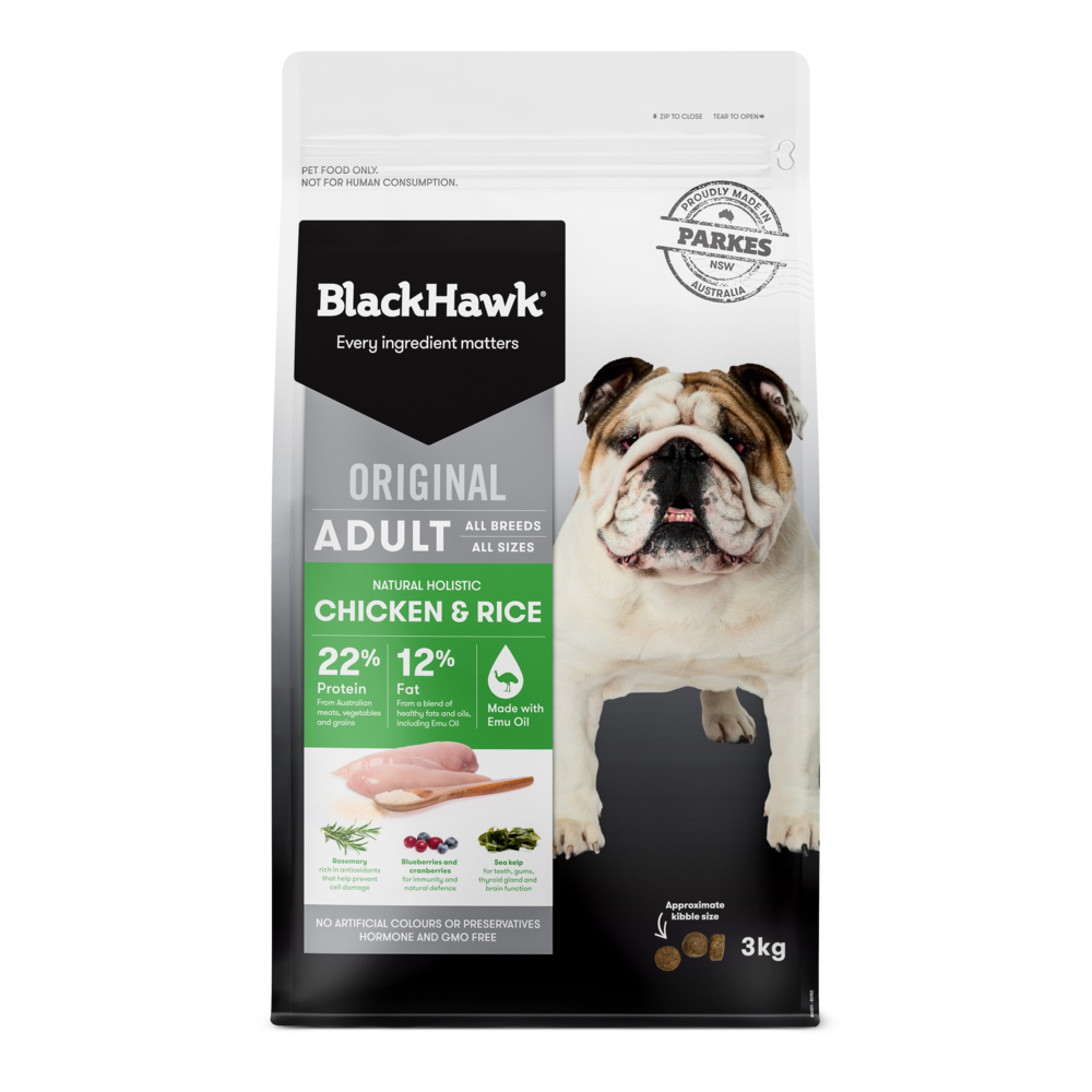 Black Hawk Chicken & Rice Adult Dry Dog Food