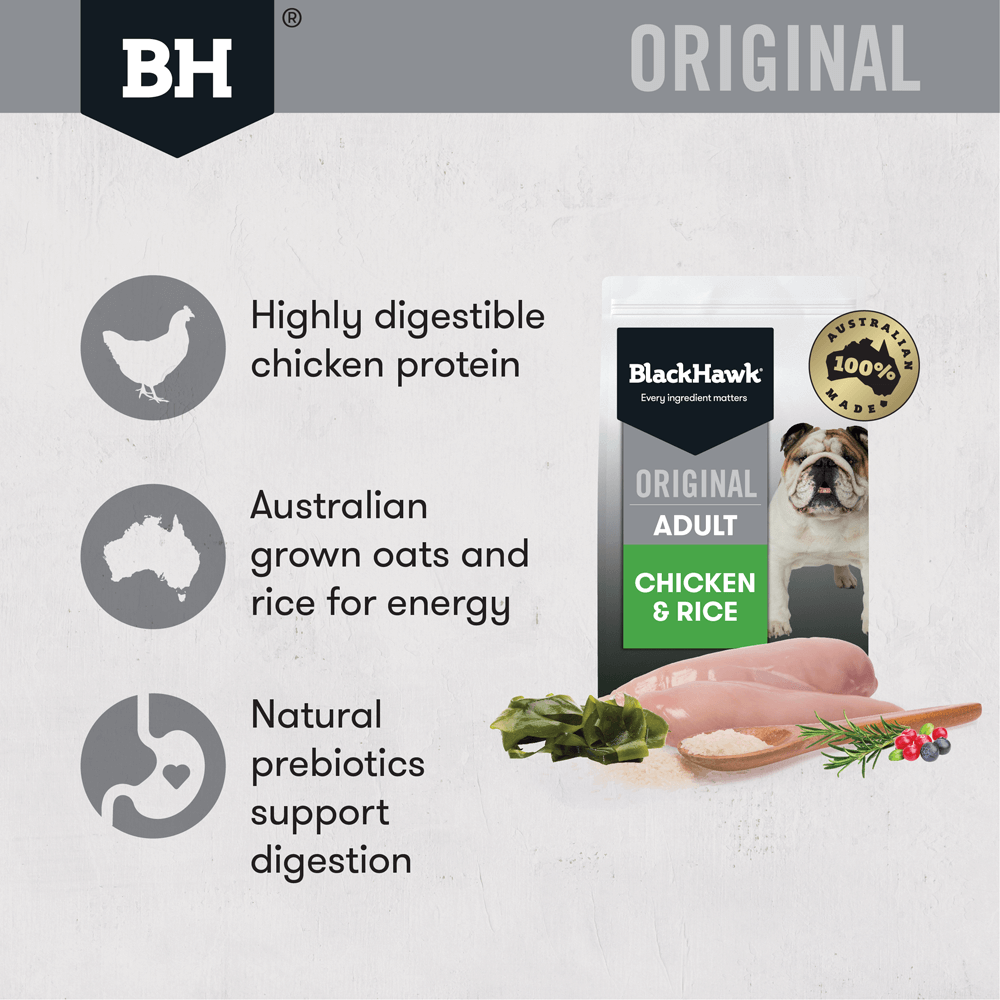 Black Hawk Chicken & Rice Adult Dry Dog Food