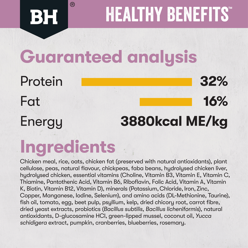Black Hawk Healthy Benefits Hairball Chicken Adult Dry Cat Food
