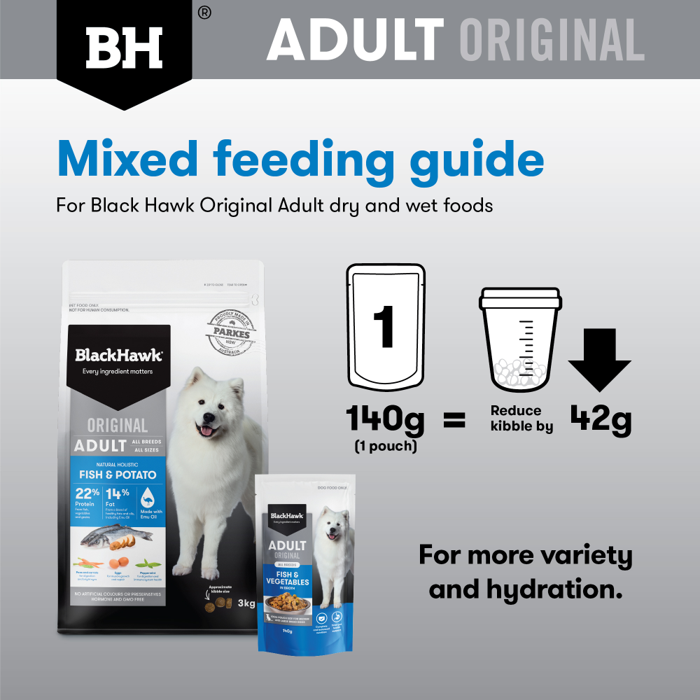 Black Hawk Original Fish & Potato Adult Dry Dog Food
