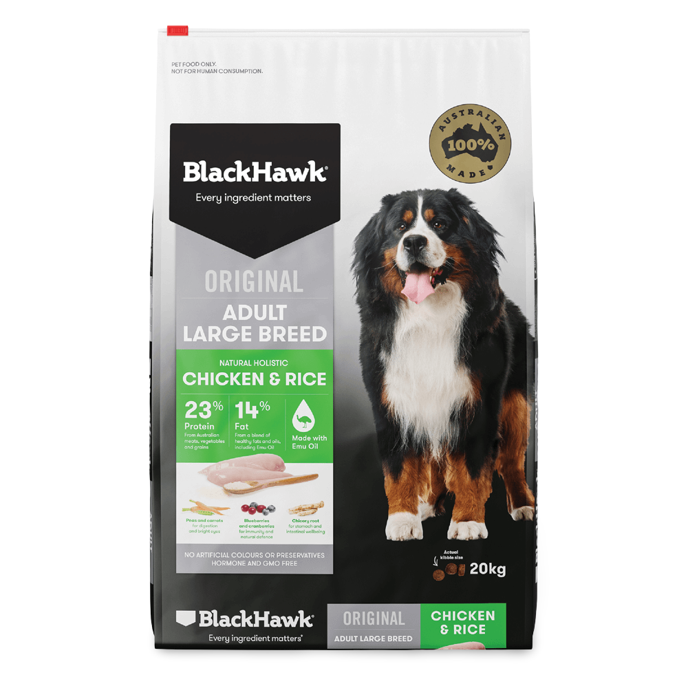 Black Hawk Chicken & Rice Adult Dry Dog Food - Large Breed