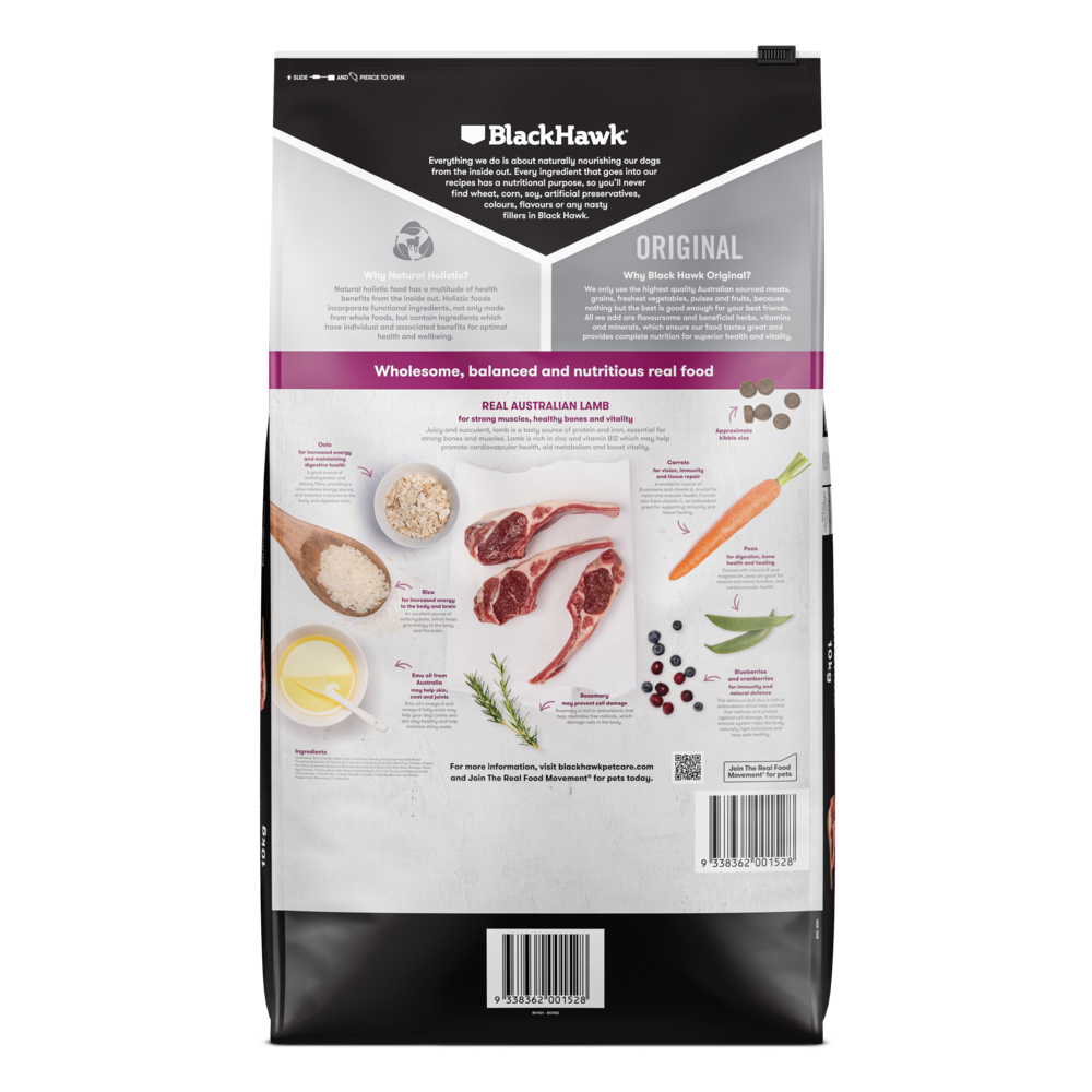 Black Hawk Lamb & Rice Adult Dry Dog Food