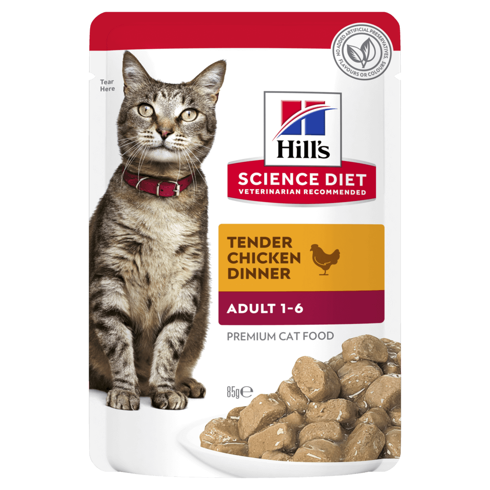 Hills Science Adult Chicken Cat Food Pouches