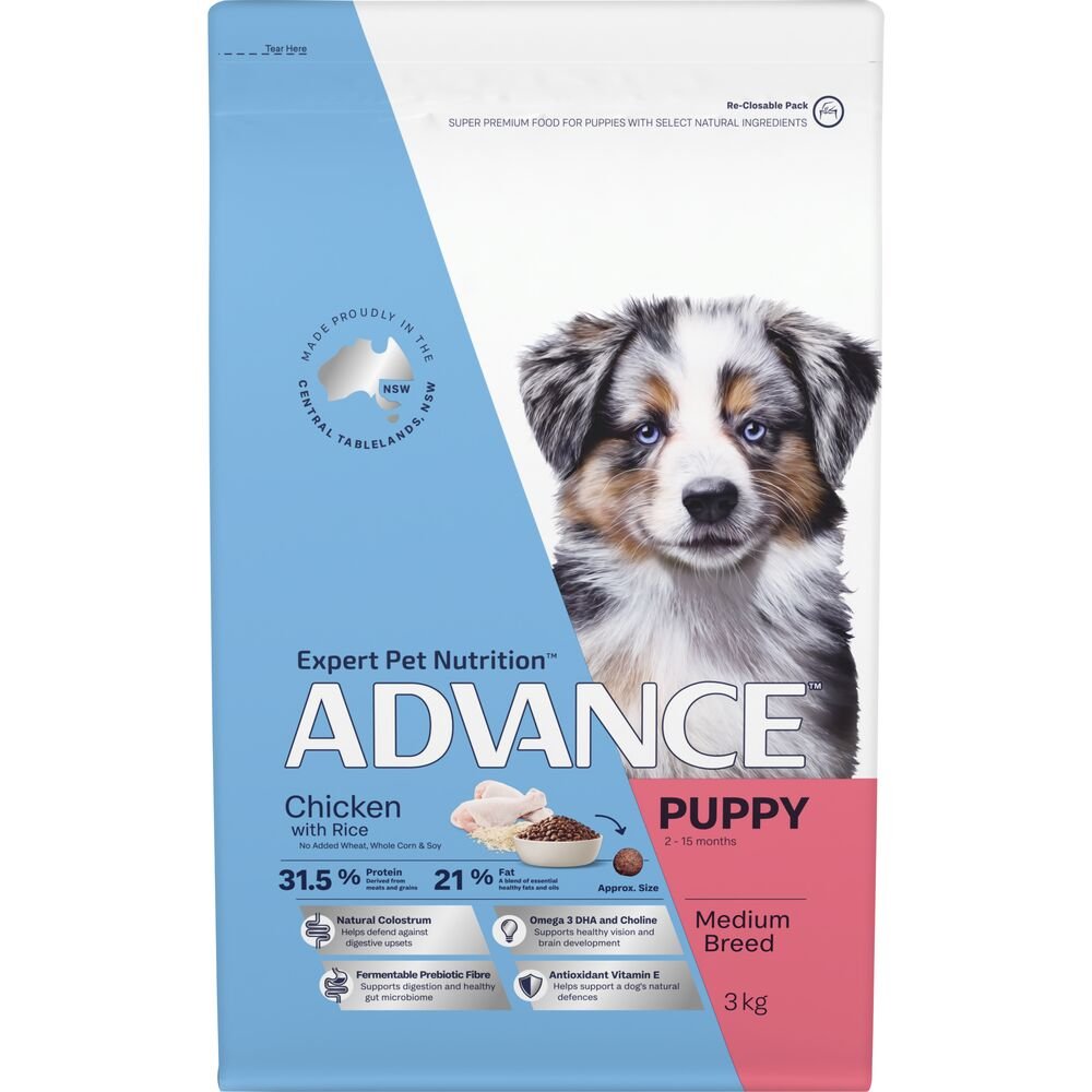 Advance Medium Puppy Dry Dog Food Chicken With Rice