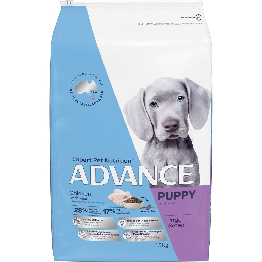 Advance Large Puppy Dry Dog Food Chicken With Rice