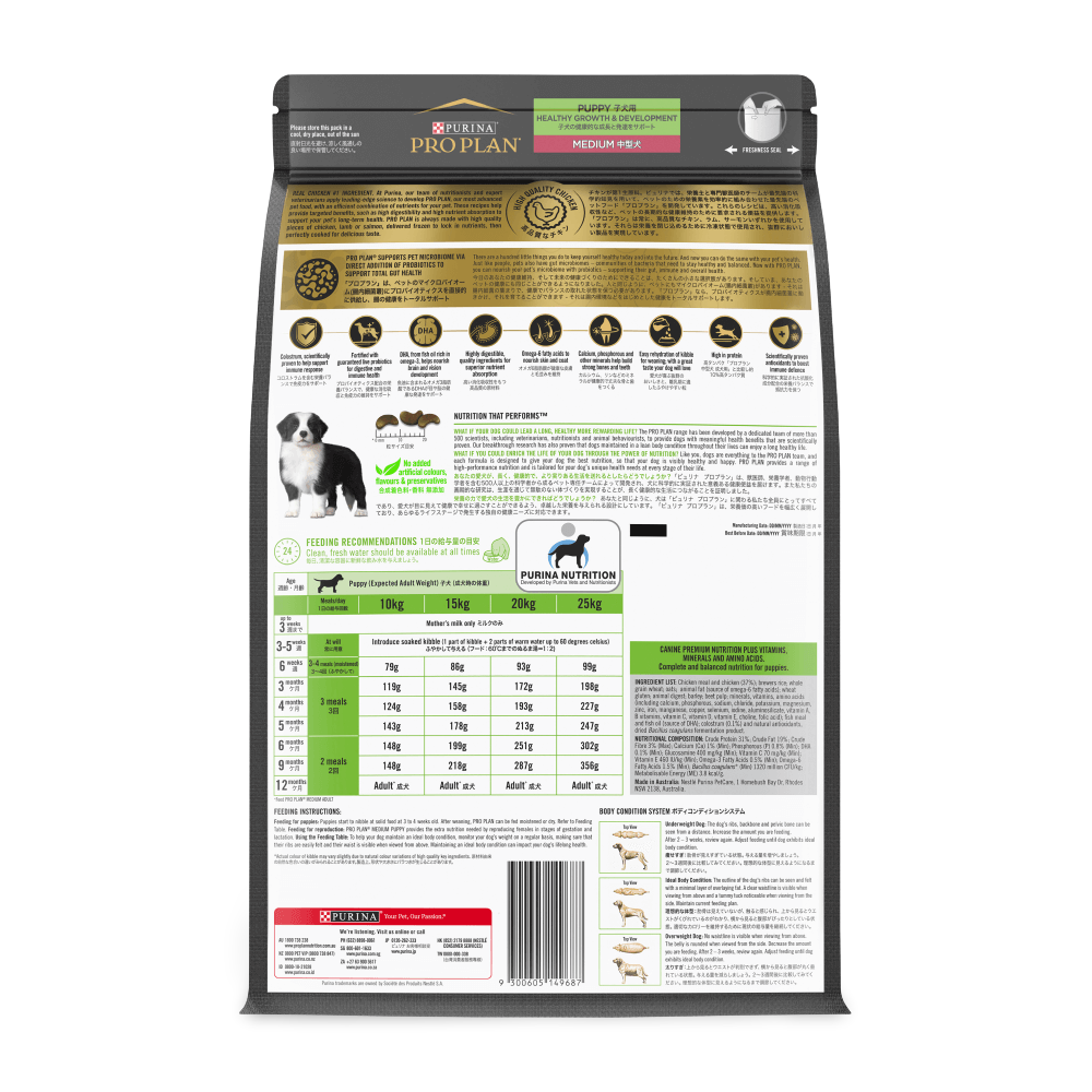 Pro Plan Chicken Medium Breed Puppy Dry Dog Food