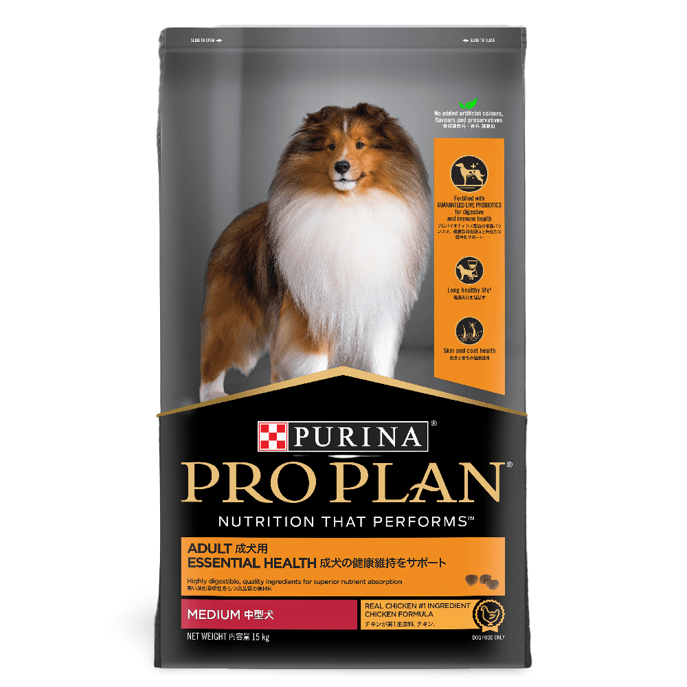 Pro Plan Essential Health Chicken Medium Breed Adult Dry Dog Food