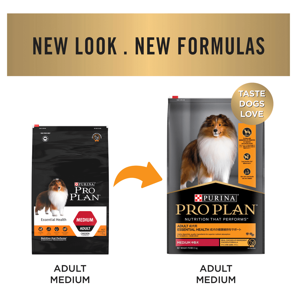 Pro Plan Essential Health Chicken Medium Breed Adult Dry Dog Food