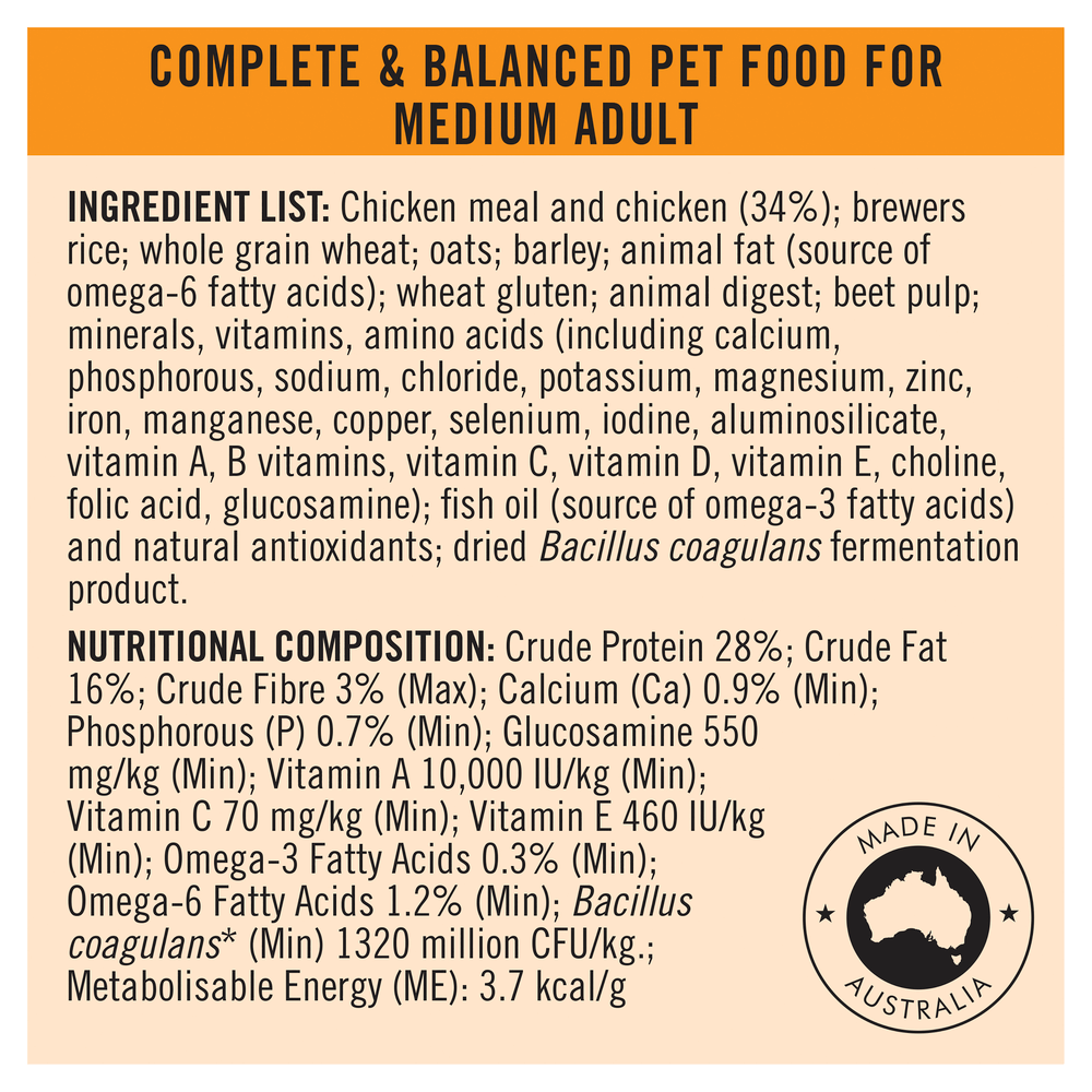 Pro Plan Essential Health Chicken Medium Breed Adult Dry Dog Food