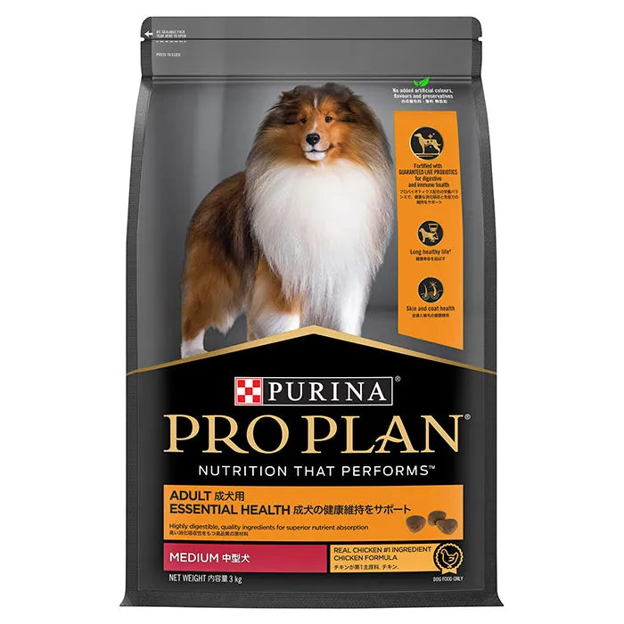 Pro Plan Essential Health Chicken Medium Breed Adult Dry Dog Food