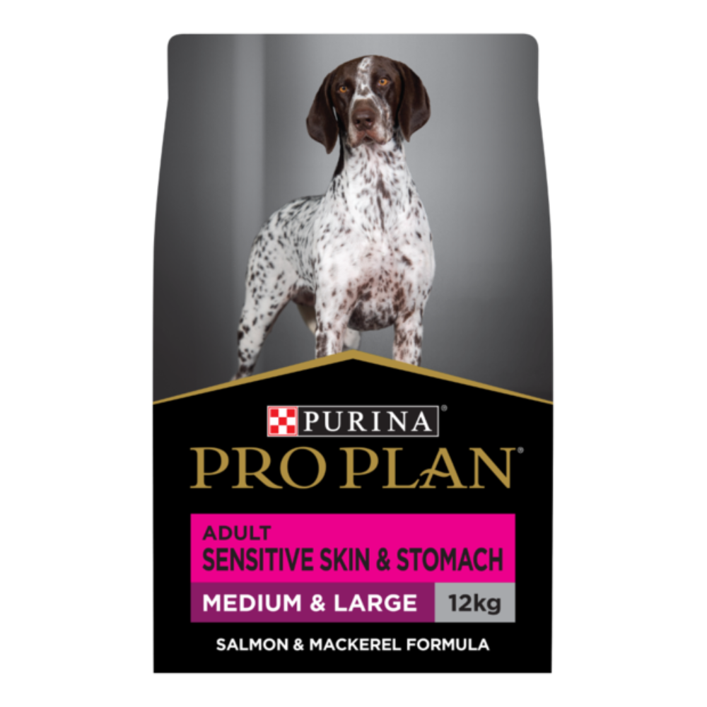 Pro Plan Sensitive Skin & Stomach Medium Large Breed Adult Dry Dog Food