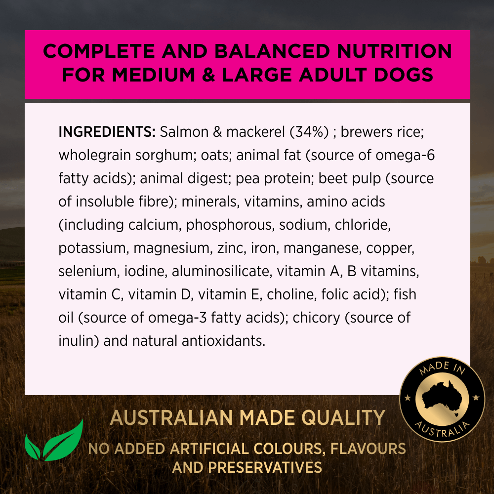 Pro Plan Sensitive Skin & Stomach Medium Large Breed Adult Dry Dog Food