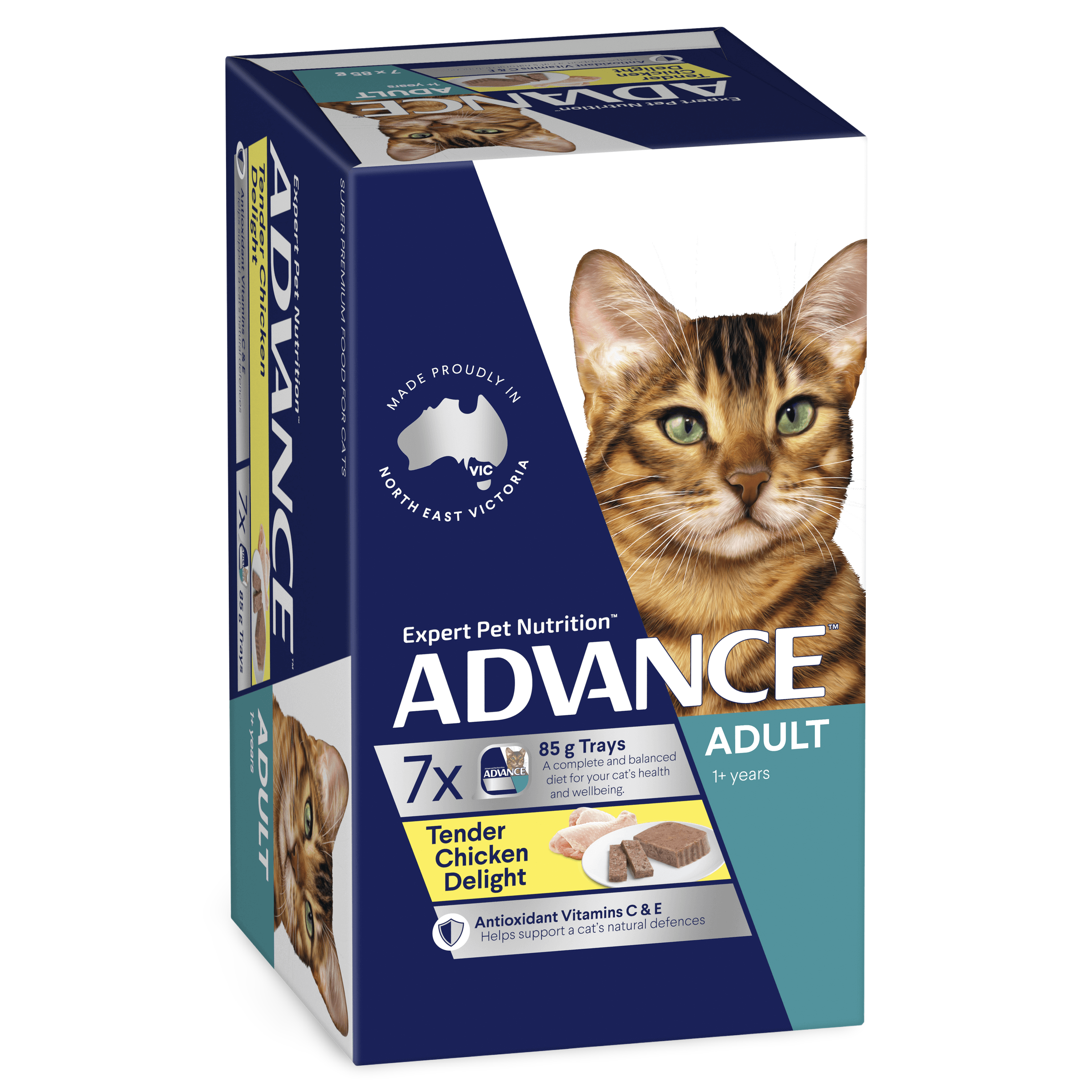 Advance Adult Tender Chicken Delight Wet Cat Food Trays