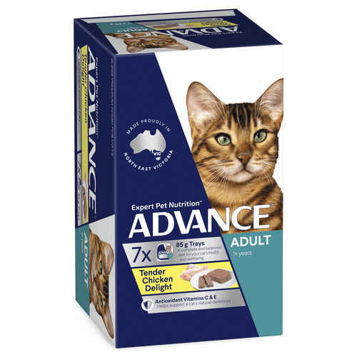 Advance Adult Tender Chicken Delight Wet Cat Food Trays
