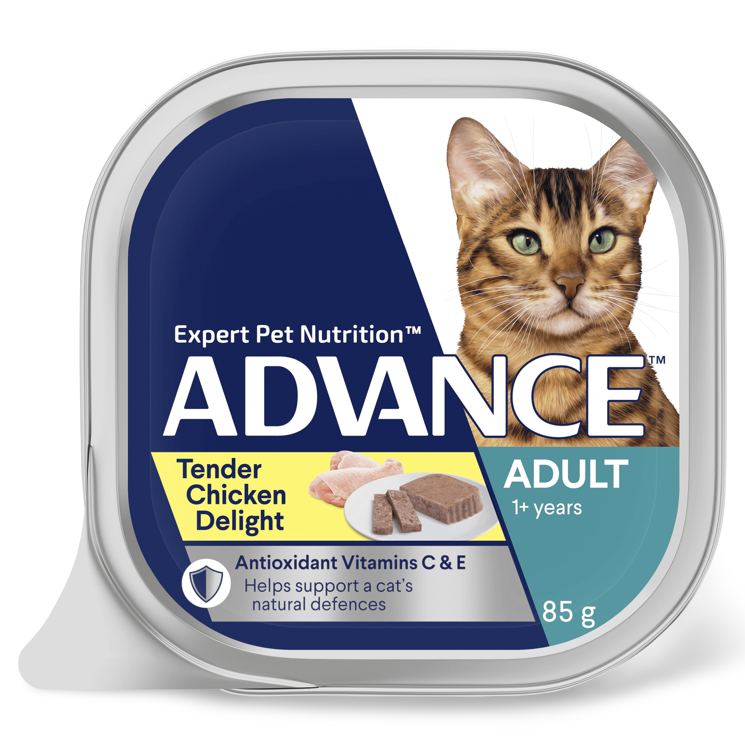 Advance Adult Tender Chicken Delight Wet Cat Food Trays