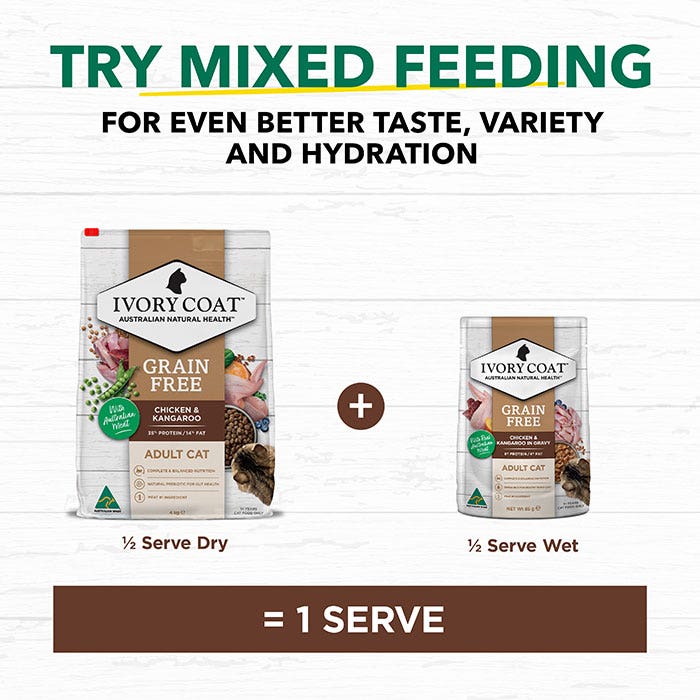 Ivory Coat Chicken & Roo Adult Cat Food