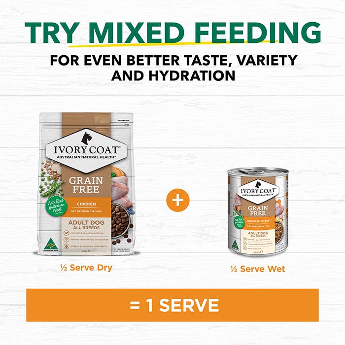 Ivory Coat Grain Free Chicken Adult Dog Food