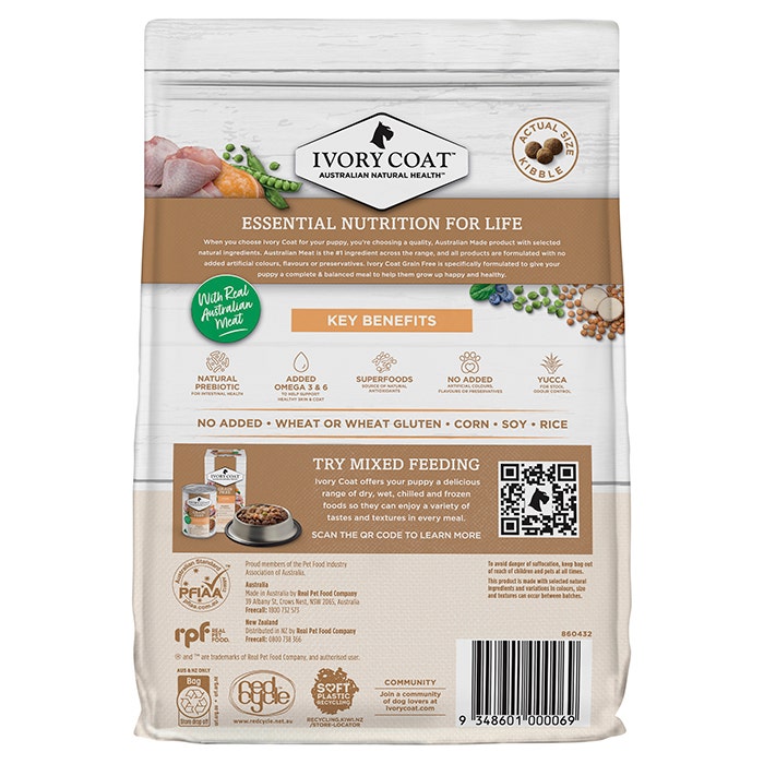 Ivory Coat Grain Free Chicken Puppy Food