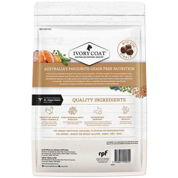 Ivory Coat Grain Free Ocean Fish & Salmon Adult Dog Dry Food