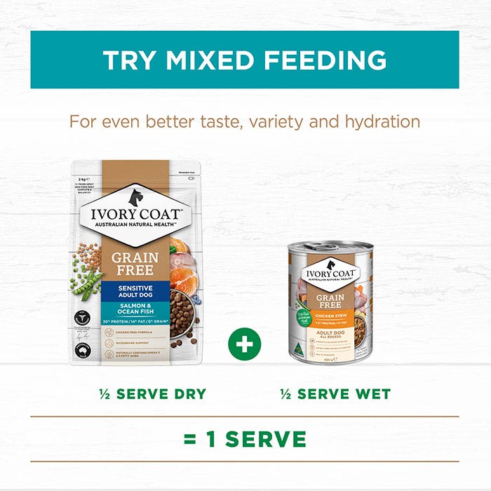 Ivory Coat Grain Free Ocean Fish & Salmon Adult Dog Dry Food
