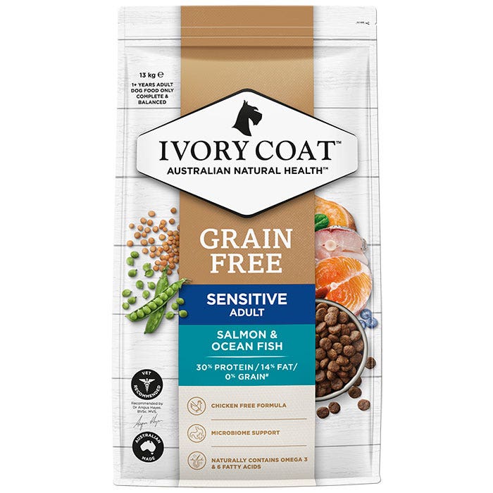 Ivory Coat Grain Free Ocean Fish & Salmon Adult Dog Dry Food