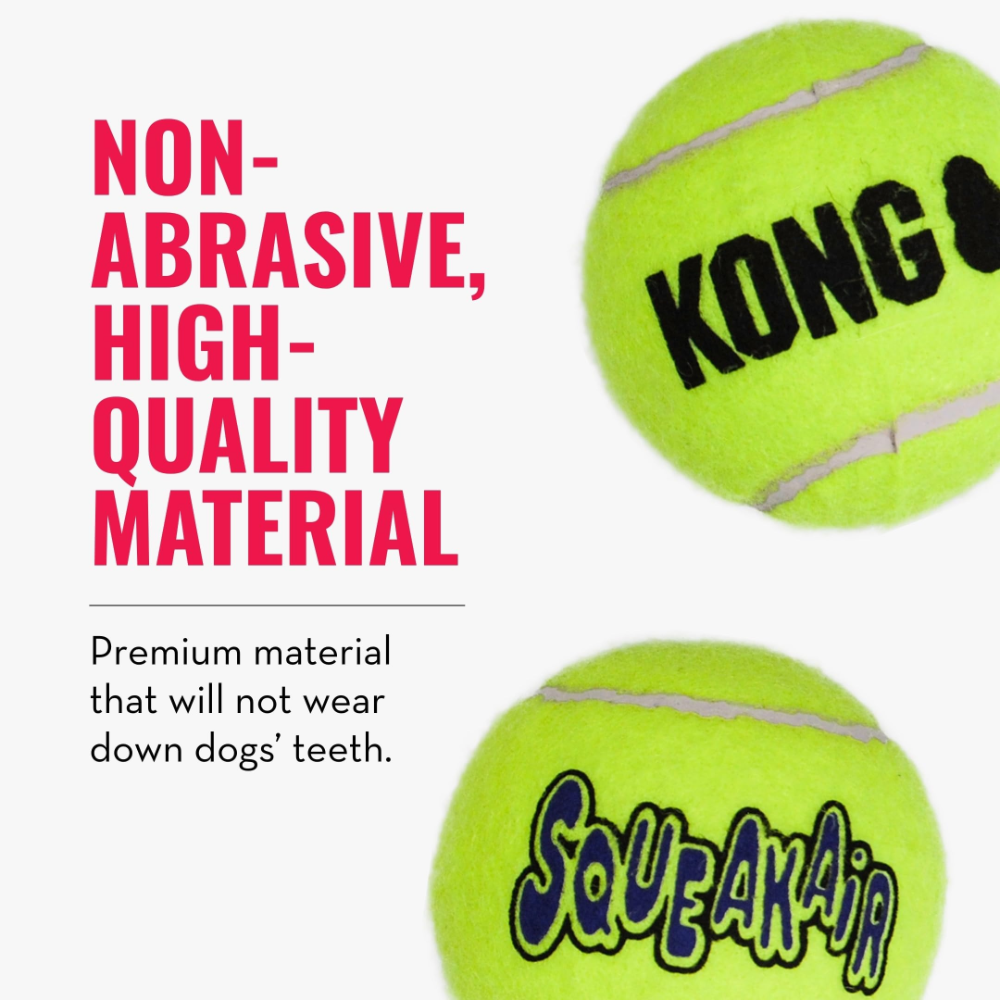 Kong Airdog Squeaker Felt Balls for Dogs