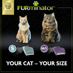 Furminator Long Hair Cat Deshedding Tool M/L