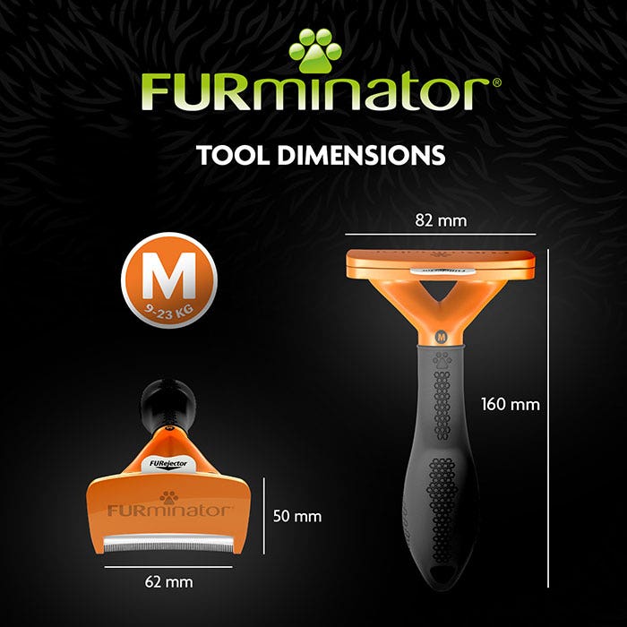 Furminator Long Hair Dog Deshedding Tool M
