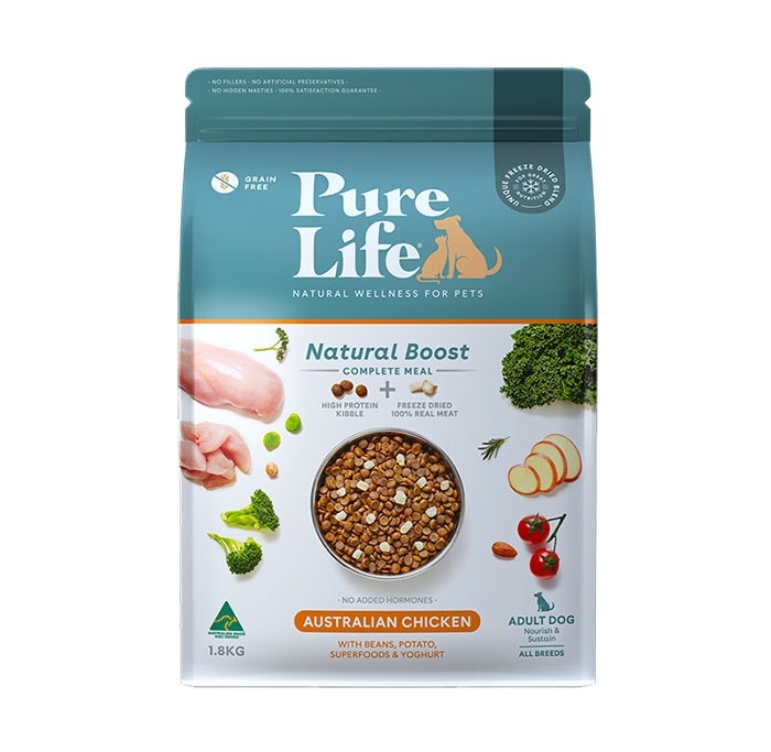 Pure Life Natural Boost Chicken Adult Dog Food