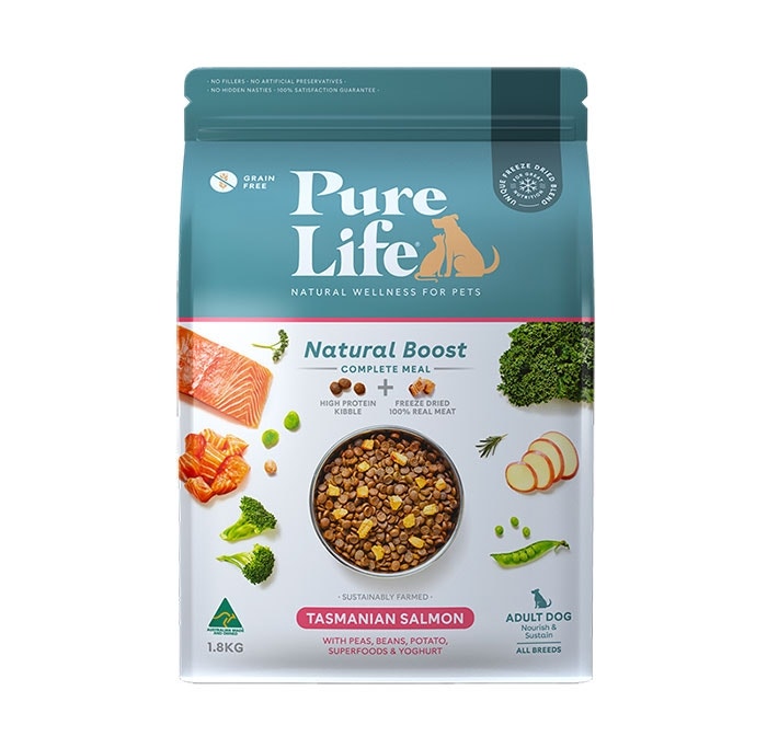 Pure Life Natural Boost Salmon Adult Dog Food