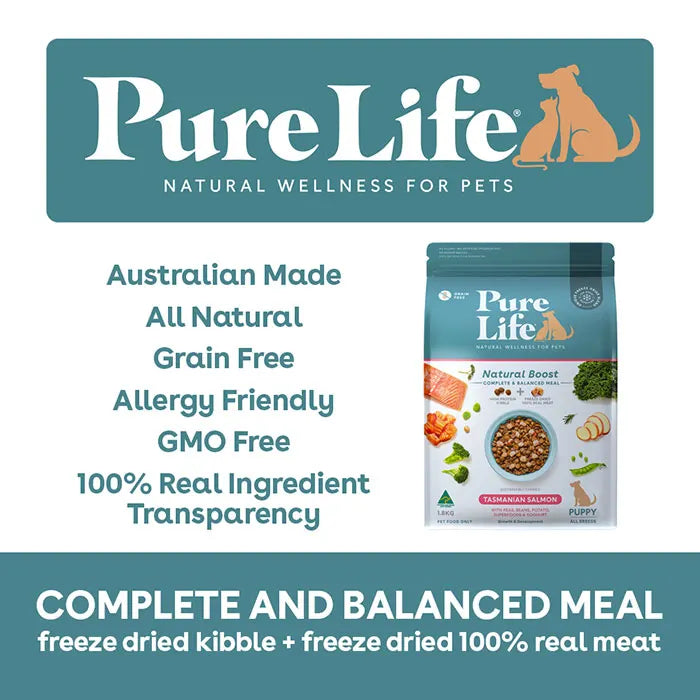 Pure Life Natural Boost Salmon Puppy Dry Dog Food