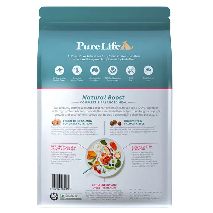 Pure Life Natural Boost Salmon Puppy Dry Dog Food