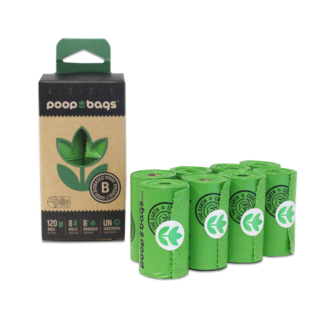 Poop Bags Original Unscented 120 in 8 rolls