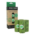 Poop Bags Unscented 60 Pack in 4 Rolls