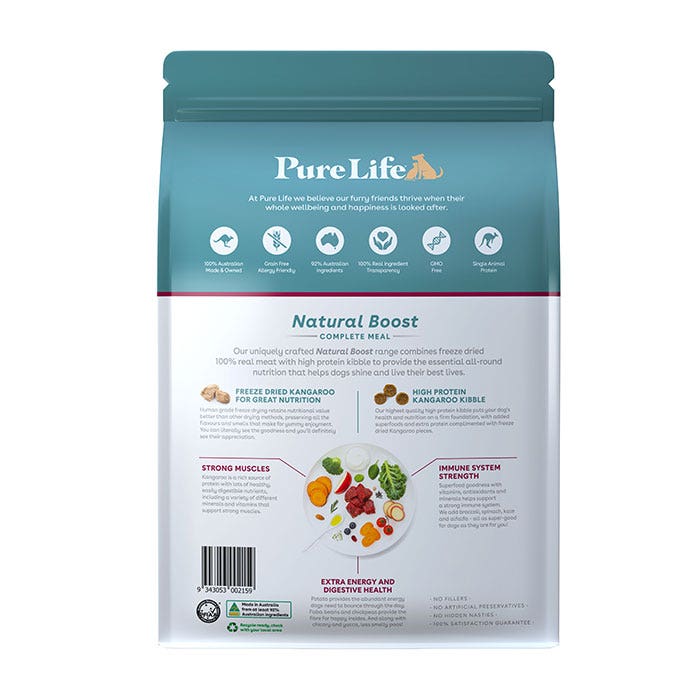 Pure Life Natural Boost Kangaroo Adult Dog Food