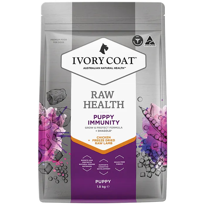 Ivory Coat Raw Health Immunity Puppy Dry Dog Food