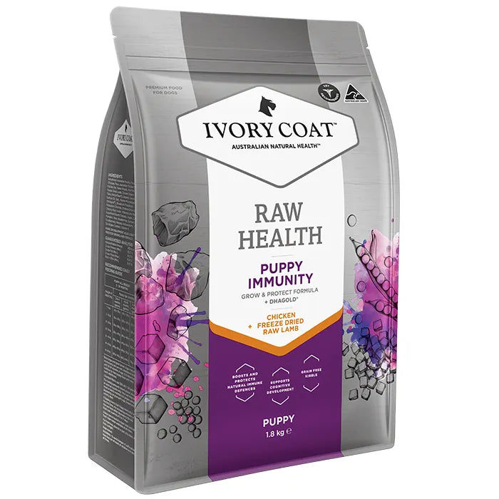 Ivory Coat Raw Health Immunity Puppy Dry Dog Food