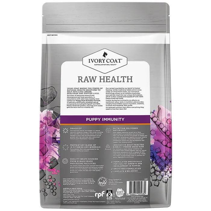 Ivory Coat Raw Health Immunity Puppy Dry Dog Food