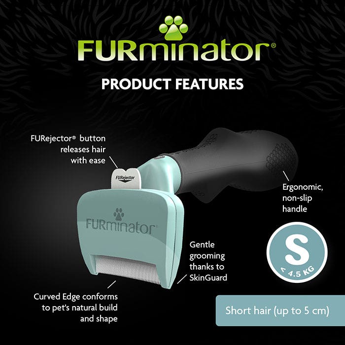 Furminator Short Hair Cat Deshedding Tool S