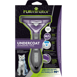 Furminator Short Hair Cat Deshedding Tool M/L