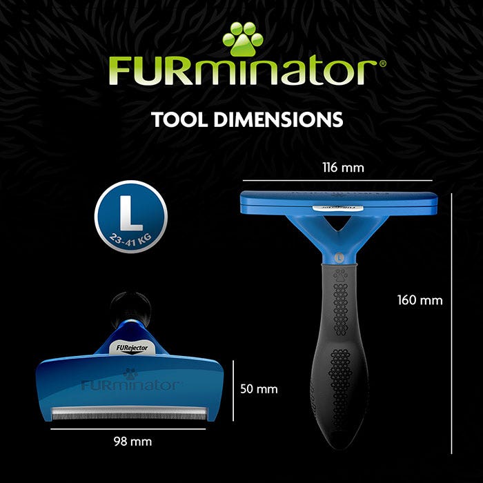 Furminator Short Hair Dog Deshedding Tool L