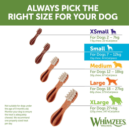 Whimzees Toothbrush Small Dental Dog Treats