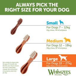 Whimzees Variety Large Dental Dog Treats