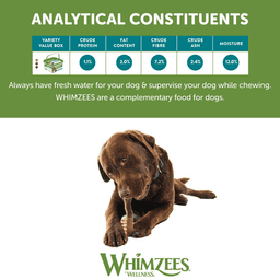 Whimzees Variety Large Dental Dog Treats