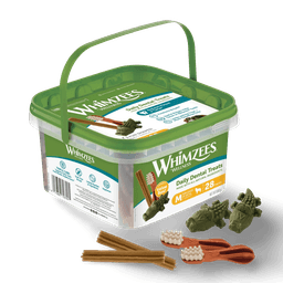Whimzees Variety Medium Dental Dog Treats