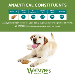 Whimzees Veggie Ears Dog Treat