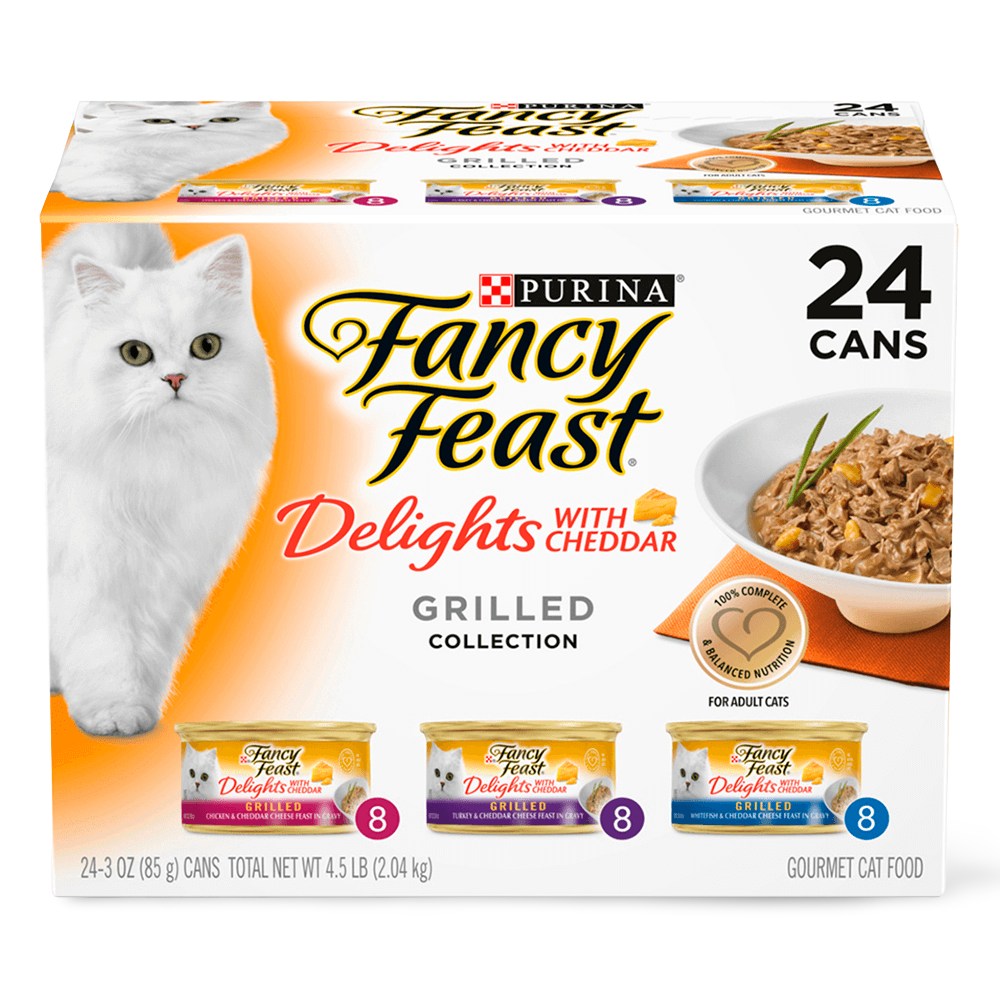 Fancy Feast Cheddar Delights Cat Food Can