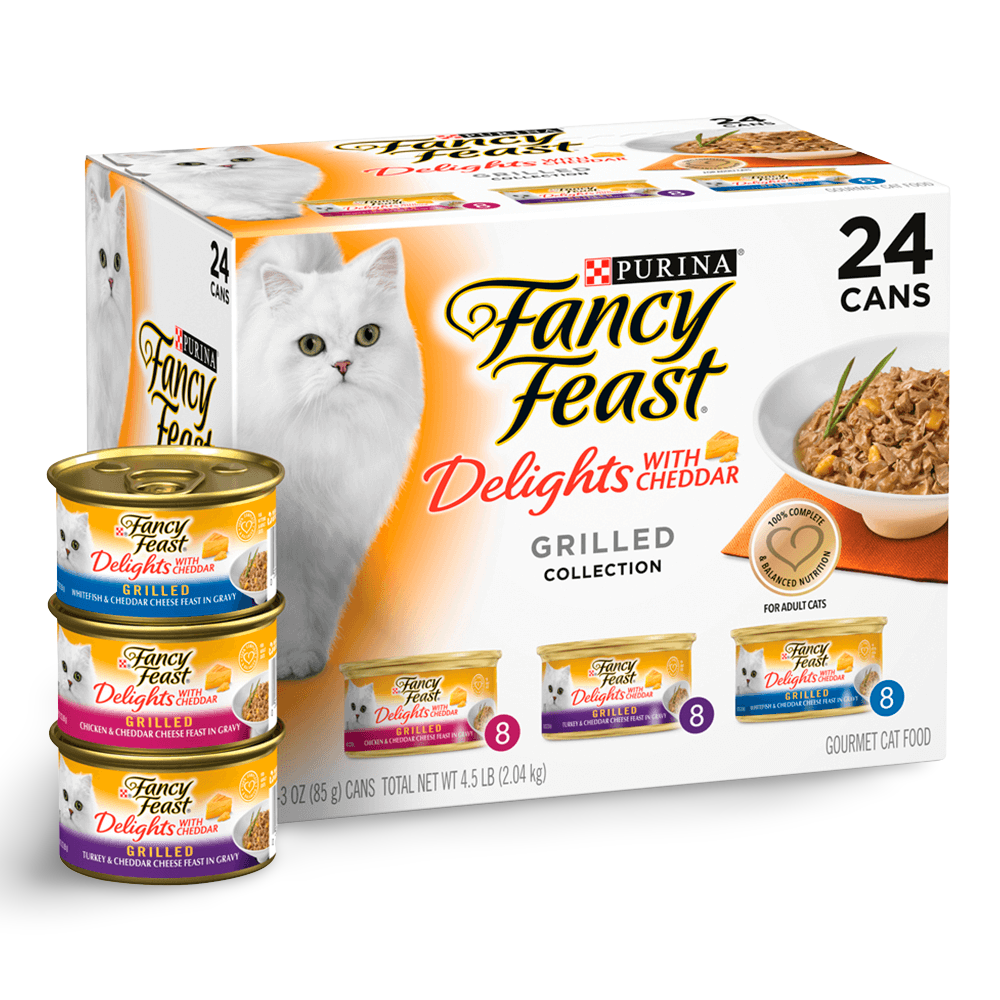 Fancy Feast Cheddar Delights Cat Food Can