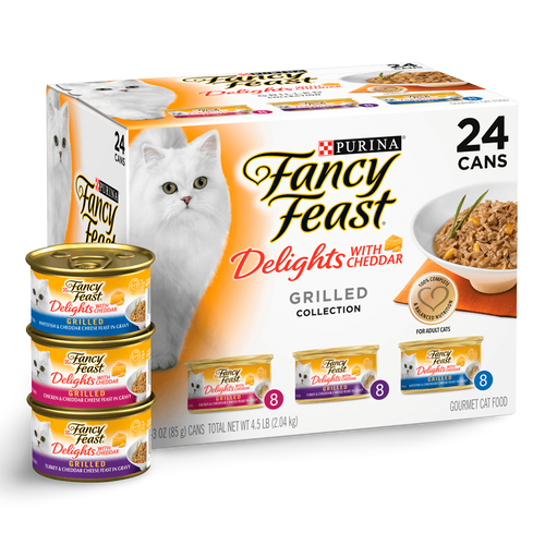 Fancy Feast Cheddar Delights Cat Food Can